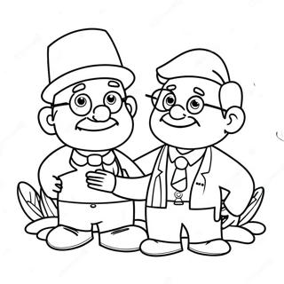 Kolorowanka Urocze Dziadka Na Dzien Ojca 132309-64854