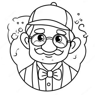 Kolorowanka Urocze Dziadka Na Dzien Ojca 132309-64855