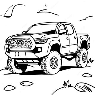 Toyota Tacoma W Terenie Kolorowanka 132745 65191