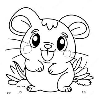 Hamtaro Kolorowanki