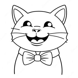 Wesoly Kot Bananowy W Muszce Kolorowanka 133108-65478