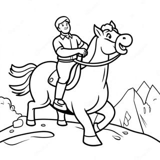 Dynamiczna Scena Akcji Krola Wzgorza Kolorowanka 133830 66038