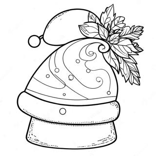 Kolorowanka Z Czapka Swiateczna 134212-66323