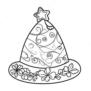 Kolorowanka Z Festywna Czapka Swiateczna 134213-66328