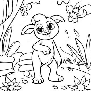 Kolorowanka Z Kolorowymi Postaciami Z Garten Of Ban Ban 4 134314 66407