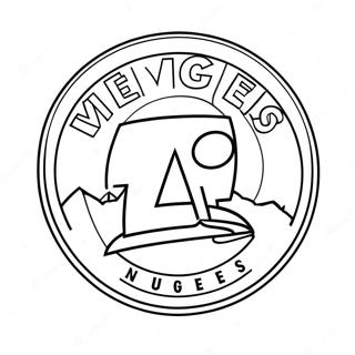 Kolorowanka Logo Denver Nuggets 134416-66486