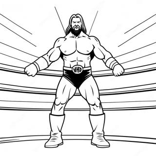 Kolorowanka Z Triple H Na Ringu 134703-66719