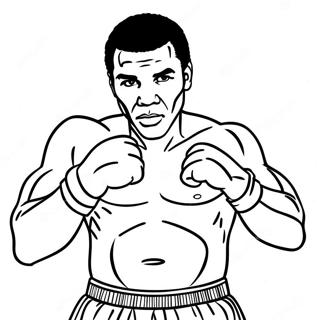 Muhammad Ali W Trakcie Treningu Kolorowanka 134831-66818
