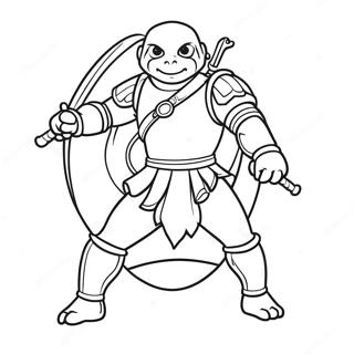 Raphael W Pozycji Walki Kolorowanka 135546-67375