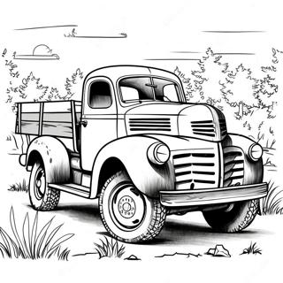 Rustykalna Stara Ciezarowka Kolorowanka 135674-67469