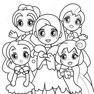 Kolorowanka Z Magiczna Druzyna Precure 136208-67888