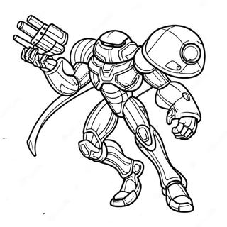 Metroid Kolorowanki