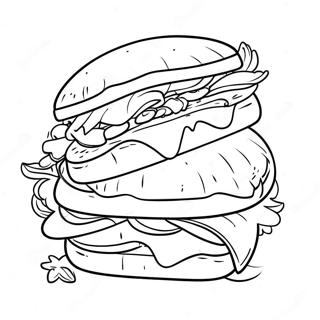 Pyszna Kanapka Kolorowanka 136645-68228