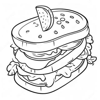 Pyszna Kanapka Kolorowanka 136645-68374