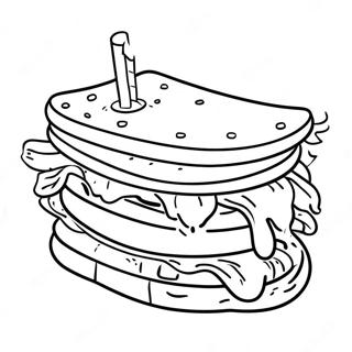 Pyszna Kanapka Kolorowanka 136645-68375