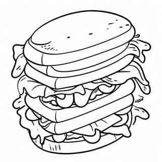 Gigantyczna Kanapka Kolorowanka 136646-68229