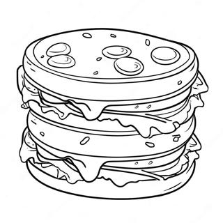 Gigantyczna Kanapka Kolorowanka 136646-68377