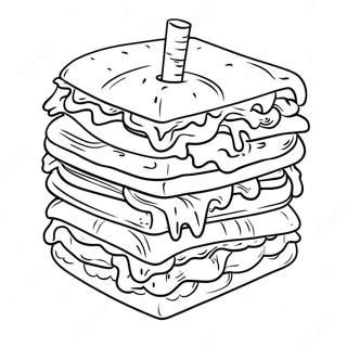 Gigantyczna Kanapka Kolorowanka 136646-68378