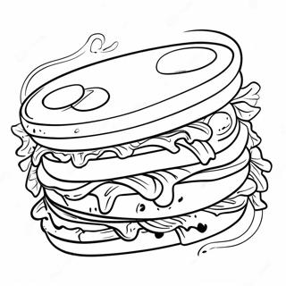 Gigantyczna Kanapka Kolorowanka 136646-68379