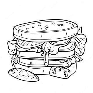 Warzywna Kanapka Kolorowanka 136647-68383