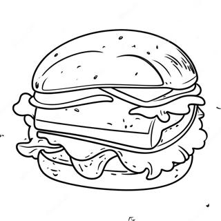 Kolorowanka Z Serowym Kanapka 136648-68385