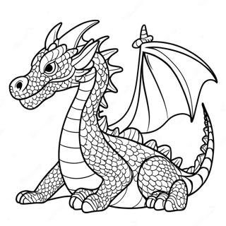 Kolorowanka Z Smokiem Seawing Z Blyszczacymi Luskami 136698 68278