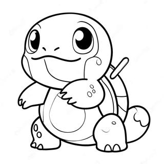 Zabawna Chibi Squirtle Kolorowanka 136724-68447