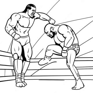 Kolorowanka Supergwiazd Wwe W Akcji 136798-68493