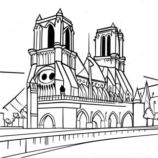 Notre Dame Kolorowanki