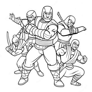 Sub Zero Walczacy Z Ninja Kolorowanka 137852-69327