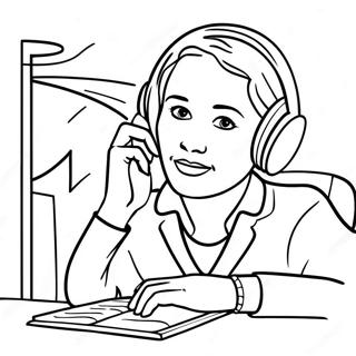 Empatyczny Pracownik Socjalny Sluchajacy Kolorowanka 138032 69466