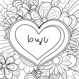 Kolorowanka Dla Siostry Kolorowa Kocham Cie 138160-69568