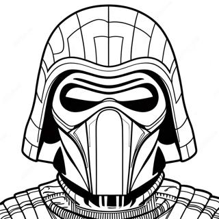 Kolorowanka Maski Kylo Rena 138210 69603