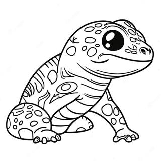 Kolorowanka Z Leopardowym Gecko 138362-69710