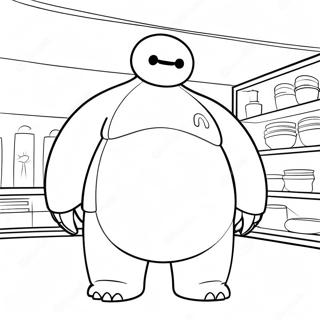 Baymax Kolorowanki