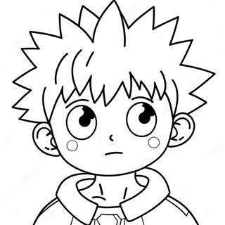 Kolorowanka Z Killua W Akcji 138592-69894