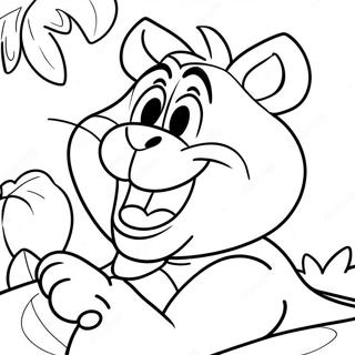 Kolorowanka Z Tazem Smiejacym Sie Histerycznie 138645 69942