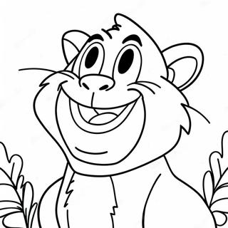 Kolorowanka Z Tazem Smiejacym Sie Histerycznie 138645 69943