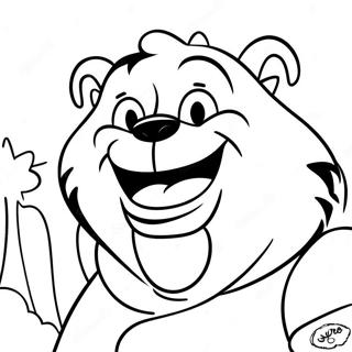 Kolorowanka Z Tazem Smiejacym Sie Histerycznie 138645 69944