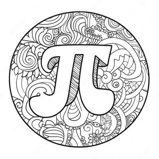 Kolorowanka Z Kolorowym Symbolem Pi 139258-70416