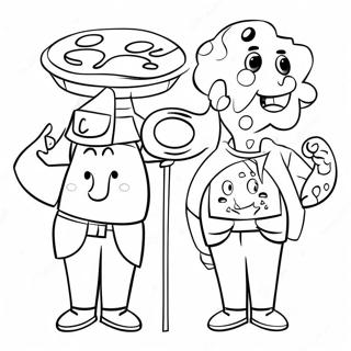 Kolorowanka Z Zabawnych Postaci Dnia Pi 139260-70421