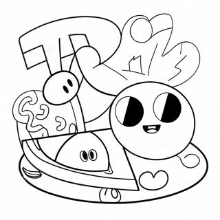 Kolorowanka Z Zabawnych Postaci Dnia Pi 139260-70423