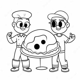 Kolorowanka Z Zabawnych Postaci Dnia Pi 139260-70424