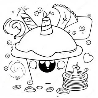 Kolorowanka Z Fantazyjna Scena Dnia Pi 139261-70425