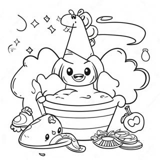 Kolorowanka Z Fantazyjna Scena Dnia Pi 139261-70426