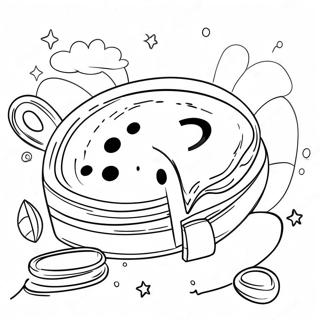 Kolorowanka Z Fantazyjna Scena Dnia Pi 139261-70427