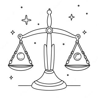 Kolorowanka Z Artystyczna Konstelacja Wagi 139337 70481