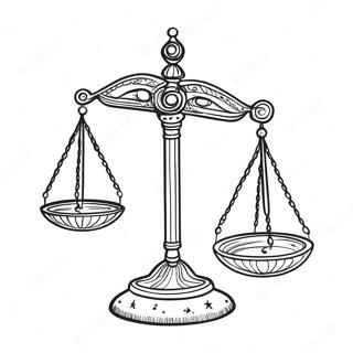 Kolorowanka Z Artystyczna Konstelacja Wagi 139337 70483