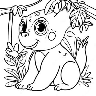 Kolorowanka Z Zywych Zwierzat Lasu Deszczowego 139437-70555