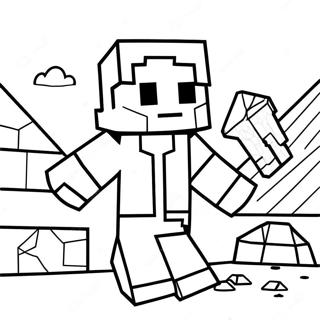 Minecraft Kolorowanki